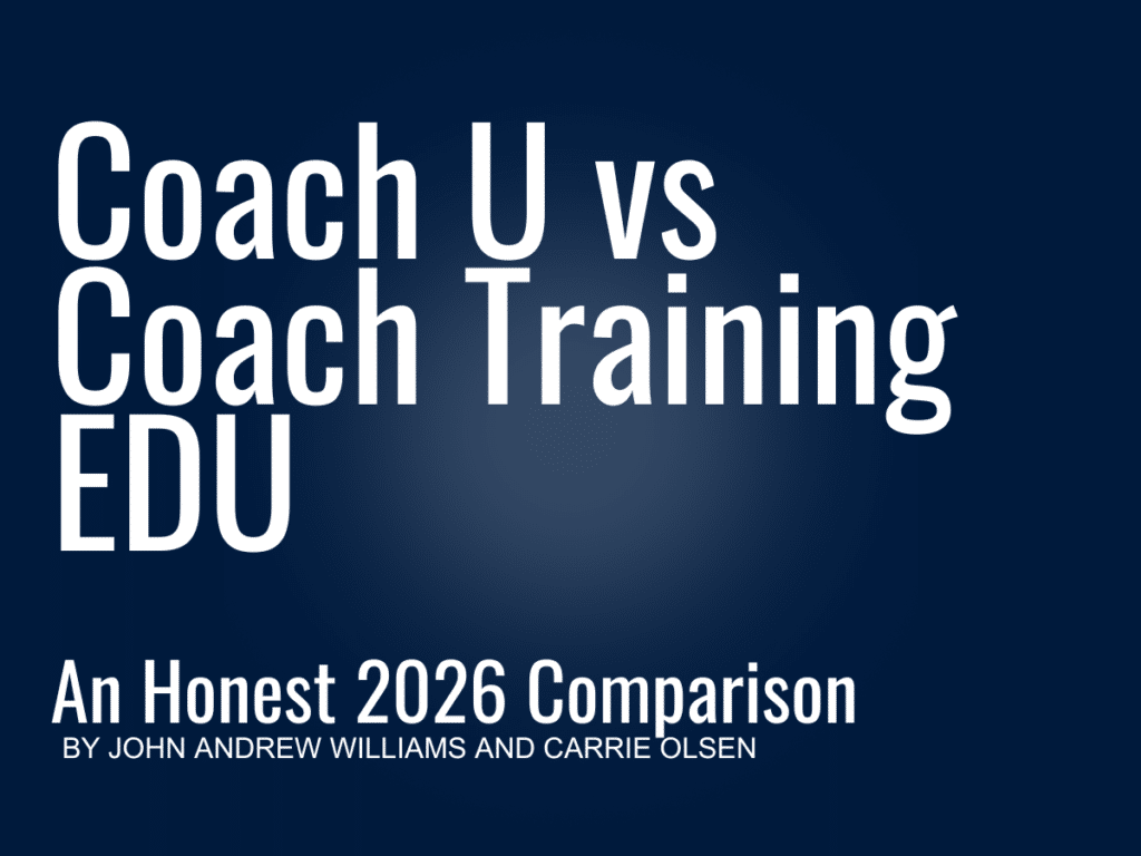 Coach U vs Coach Training EDU: An Honest 2026 Comparison
